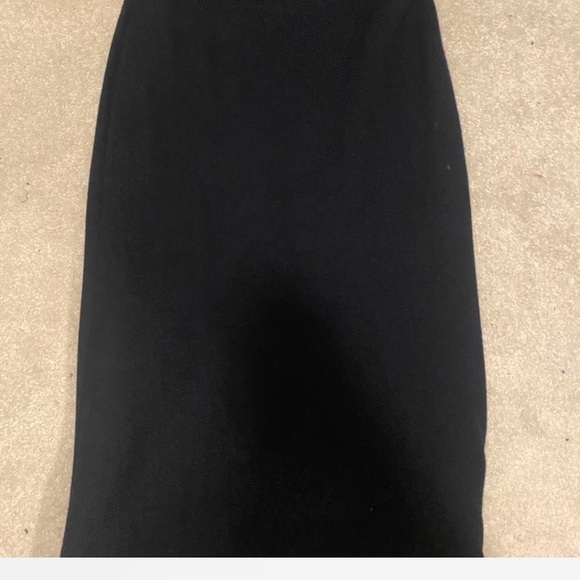 KNIT NAVY SKIRT - Picture 3 of 4